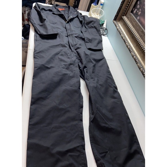 Red Kap Other - Red Kap mens Coverall 52 Black Long Sleeve Mechanic